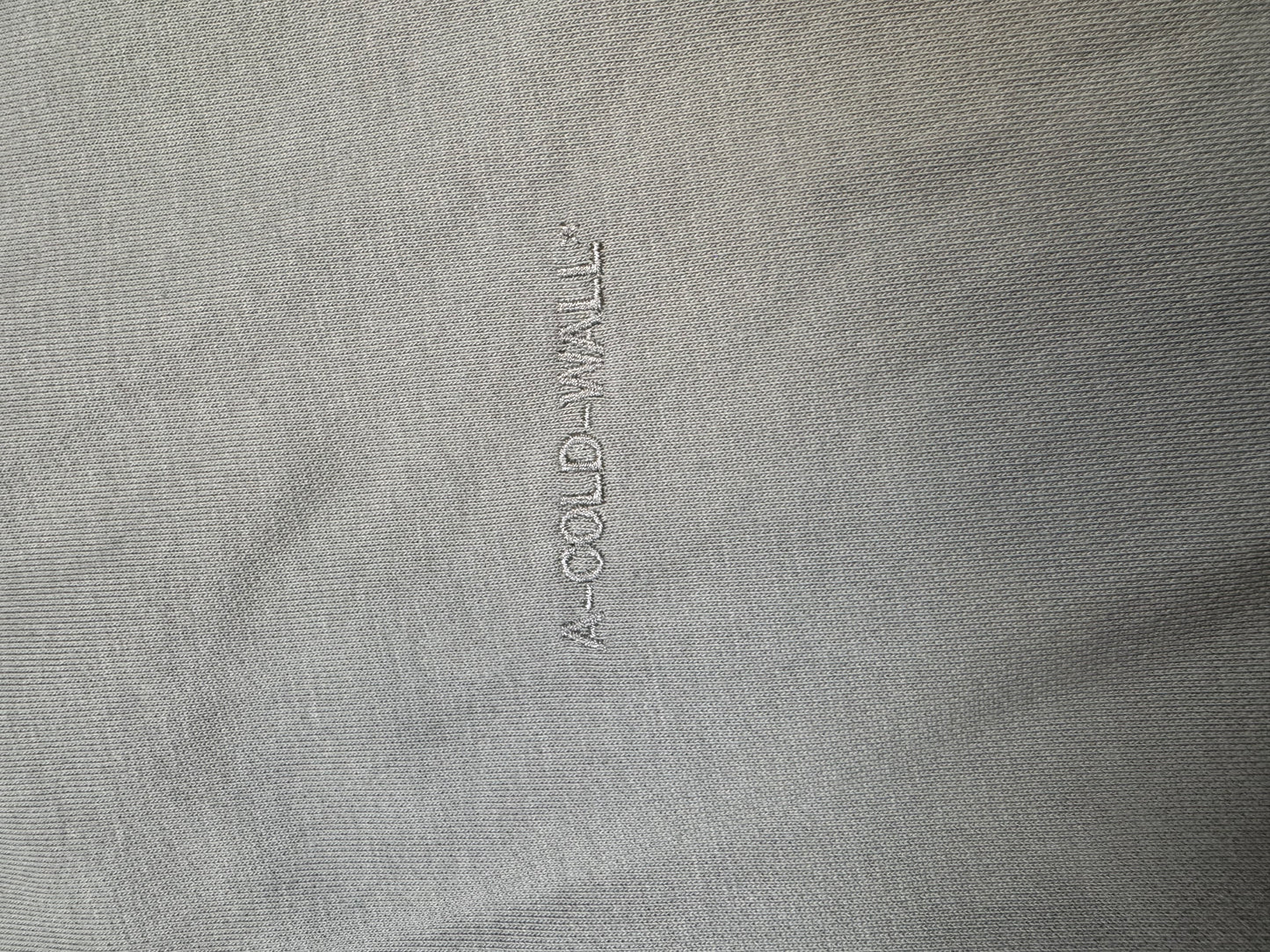 A Cold Wall hoodie grey