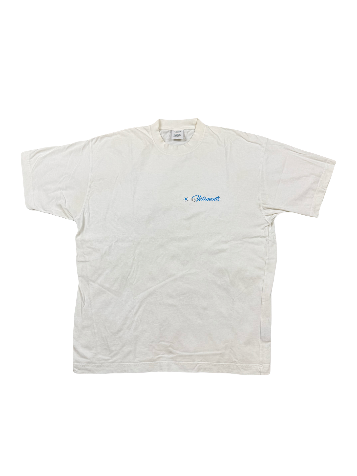 Vetements T shirt Vetements Only white
