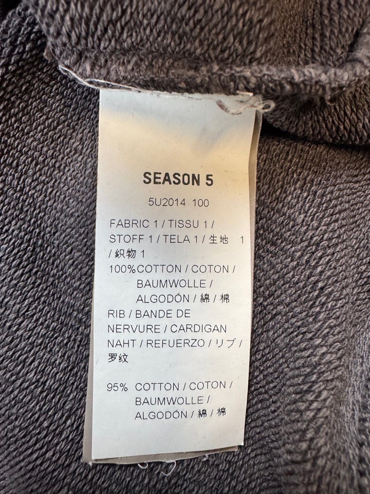 Yeezy Season 5 Calabasas Crewneck Black