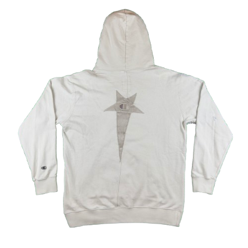 Champion x rick owens - hoodie white