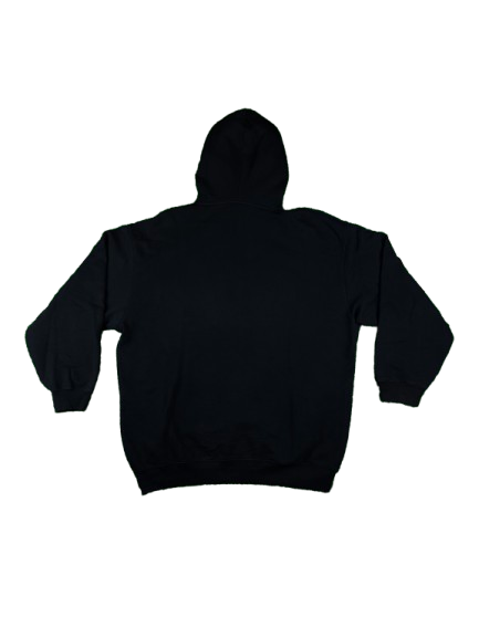 BALENCIAGA Rainbow Logo Hoodie – Black