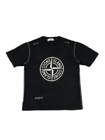 STONE ISLAND Seasonal Logo T-Shirt β Black (Autumn/Winter)
