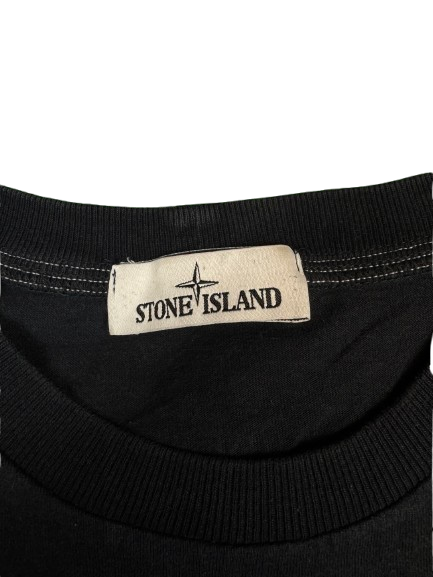 STONE ISLAND Seasonal Logo T-Shirt β Black (Autumn/Winter)