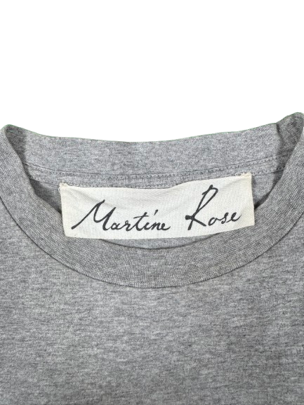 MARTINE ROSE Classic T-Shirt โ Grey