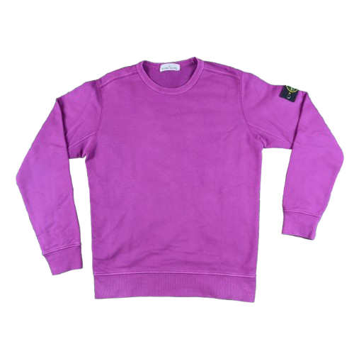 Stone Island- purple crewneck