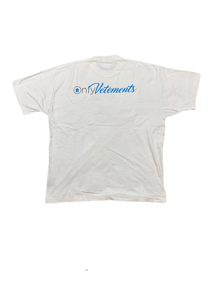 Vetements T shirt Vetements Only white