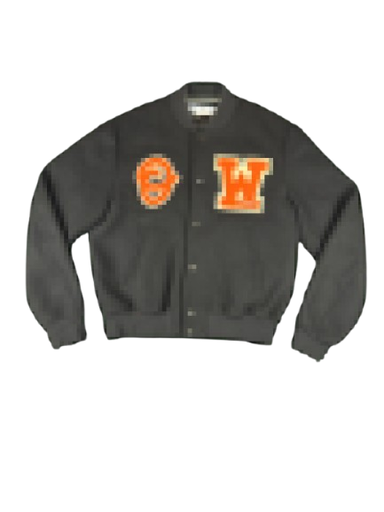 OFF-WHITE Varsity Bomber Jacket – Black