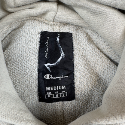 Champion x rick owens - hoodie white