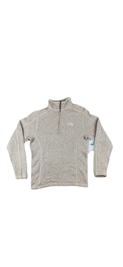 The North Face Half-Zip Fleece – Cream Brown