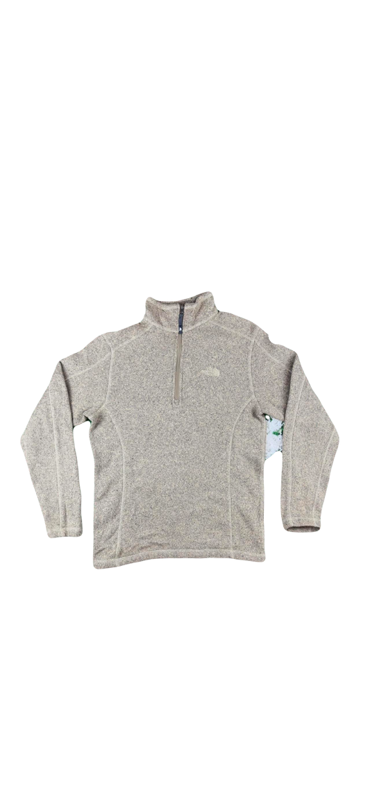 The North Face Half-Zip Fleece – Cream Brown