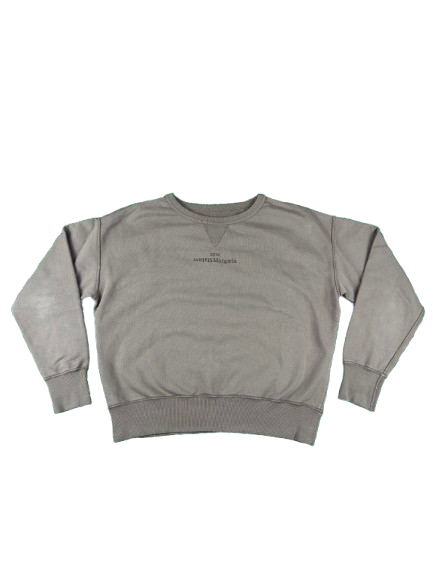 MAISON MARGIELA Crewneck Sweatshirt – Brown Khaki