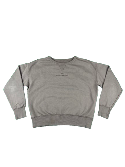 MAISON MARGIELA Crewneck Sweatshirt – Brown Khaki