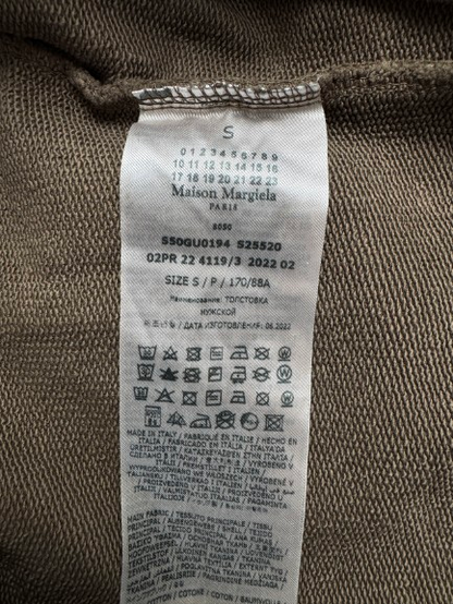 MAISON MARGIELA Crewneck Sweatshirt – Brown Khaki