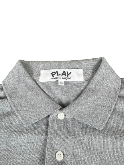 COMME DES GARÇONS Long Sleeve Polo – Grey