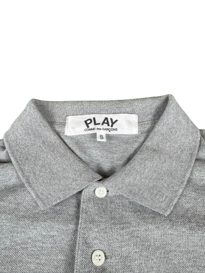 COMME DES GARÇONS Long Sleeve Polo – Grey