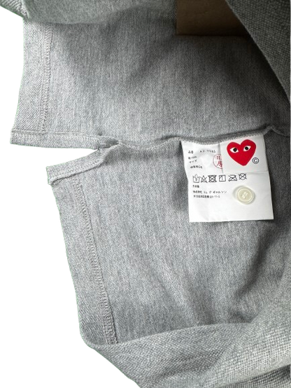 COMME DES GARÇONS Long Sleeve Polo – Grey