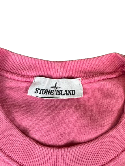 STONE ISLAND Crewneck Sweatshirt – Pink