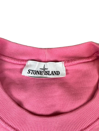 STONE ISLAND Crewneck Sweatshirt – Pink