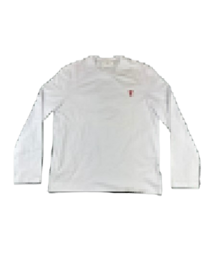 AMI PARIS Long Sleeve Tee – White