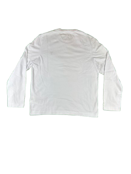 AMI PARIS Long Sleeve Tee – White