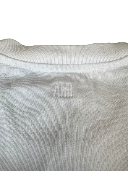 AMI PARIS Long Sleeve Tee – White