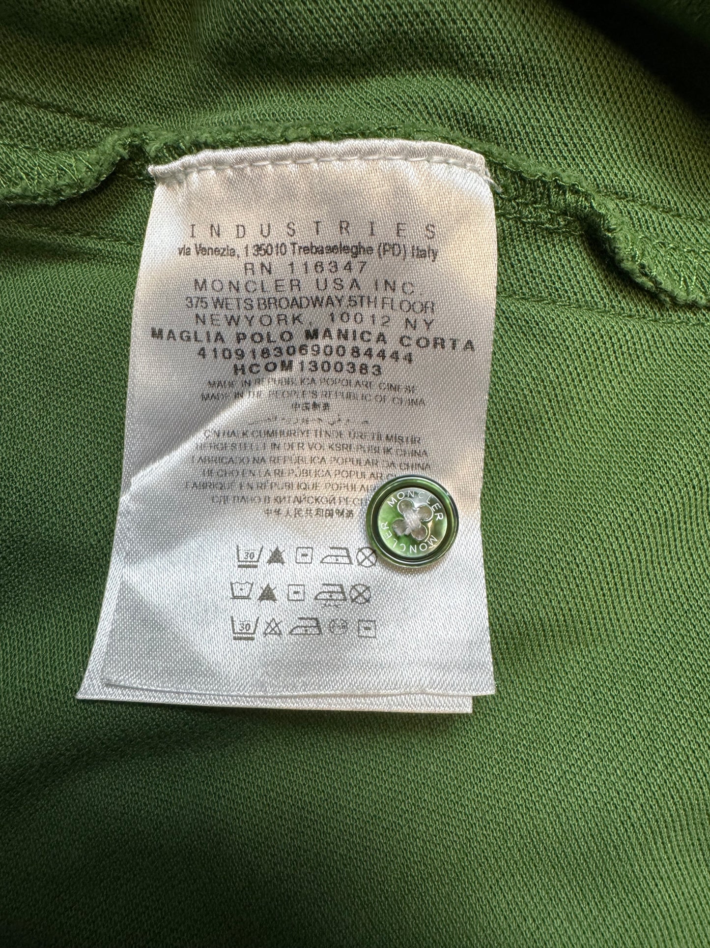 MONCLER Polo Shirt – Green