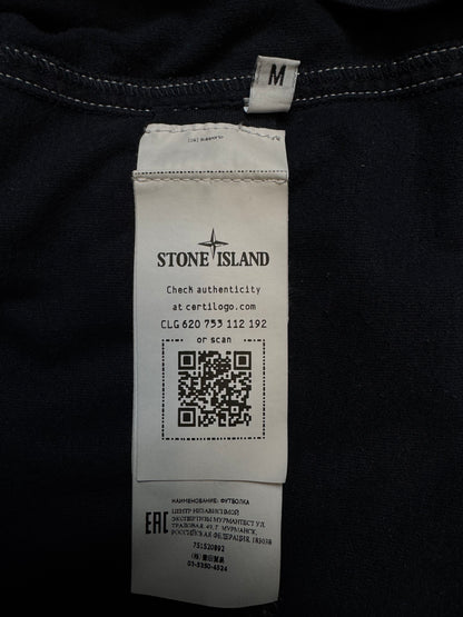 STONE ISLAND Seasonal Logo T-Shirt – Black (Autumn/Winter)