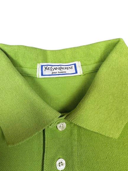 YVES SAINT LAURENT Polo Shirt – Green