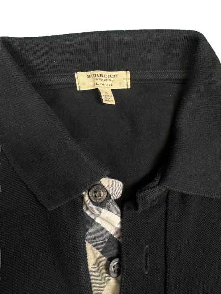 BURBERRY Polo Shirt – Black