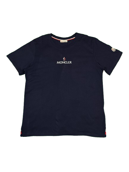 MONCLER Logo T-Shirt – Blue