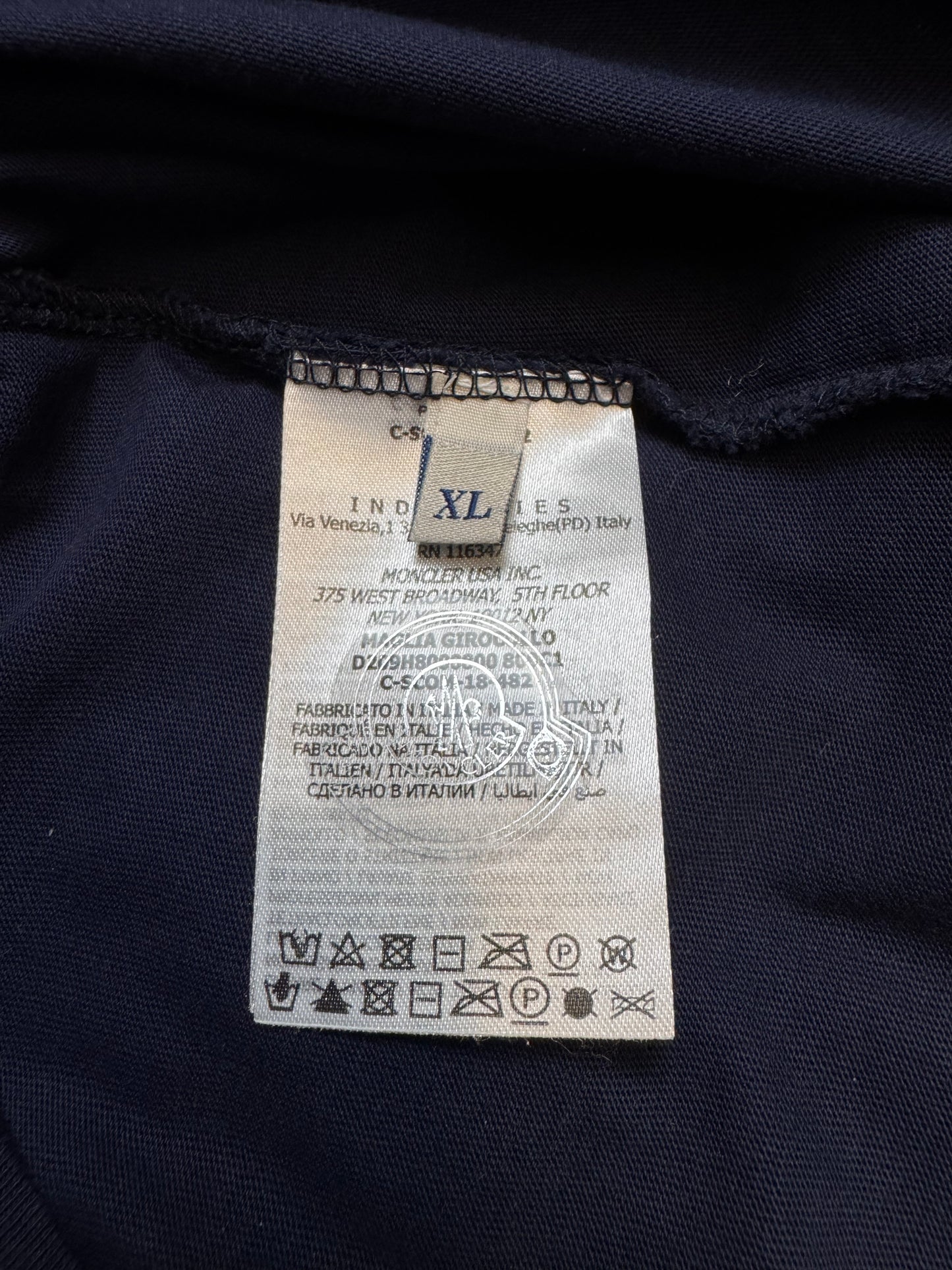 MONCLER Logo T-Shirt – Blue