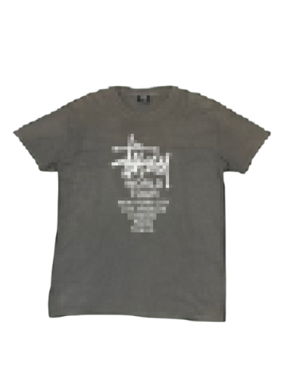 STÜSSY “World Tour” T-Shirt – Grey