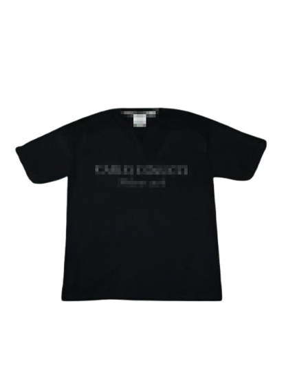 CC 410 CARLO COLUCCI Embroidered T-Shirt – Black