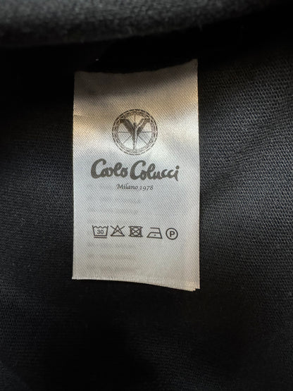 CC 410 CARLO COLUCCI Embroidered T-Shirt – Black
