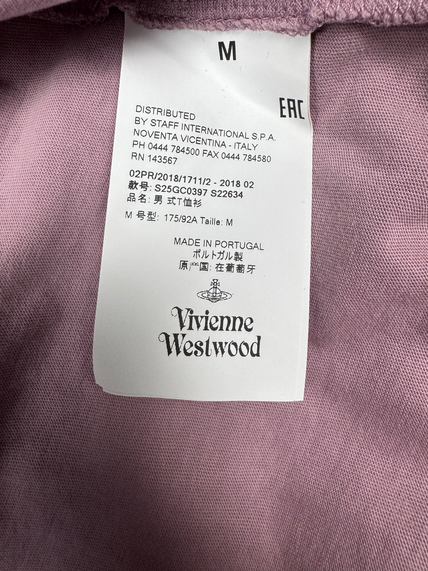 VIVIENNE WESTWOOD Orb Logo T-Shirt – Purple