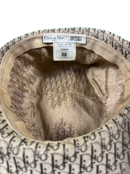 CHRISTIAN DIOR Vintage Monogram Bucket Hat – Archive Edition