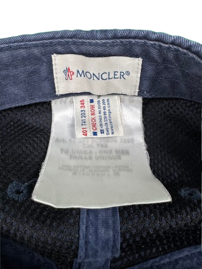 MONCLER Logo Baseball Cap – Navy