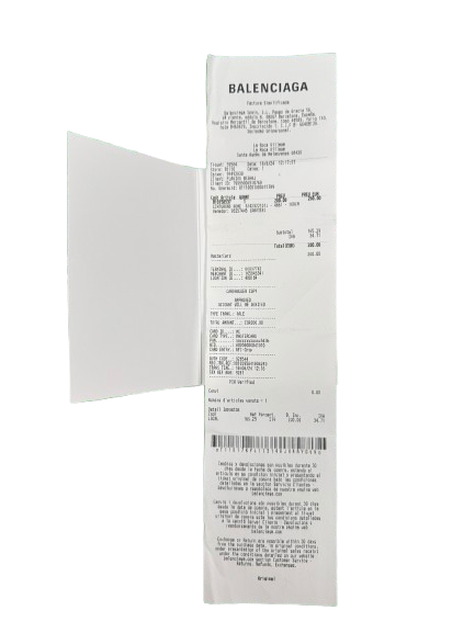 BALENCIAGA Reversible Leather Belt – Blue & Grey
