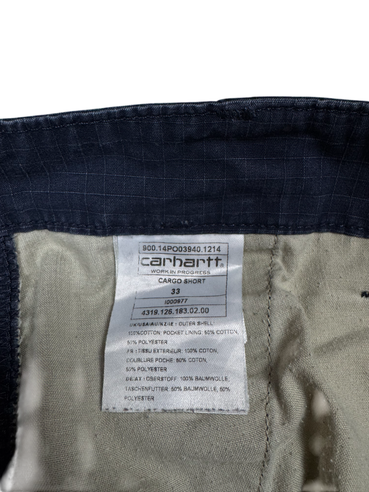 Cahrartt Short Cargo dark blue