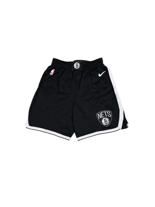 NIKE NBA Basketball Shorts – Brooklyn Nets Icon Edition (Black)