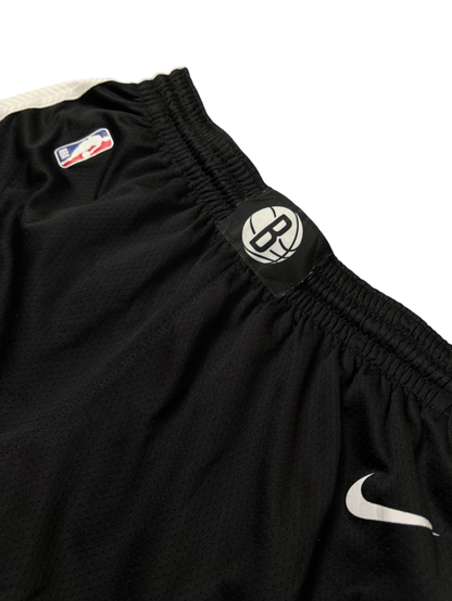 NIKE NBA Basketball Shorts – Brooklyn Nets Icon Edition (Black)